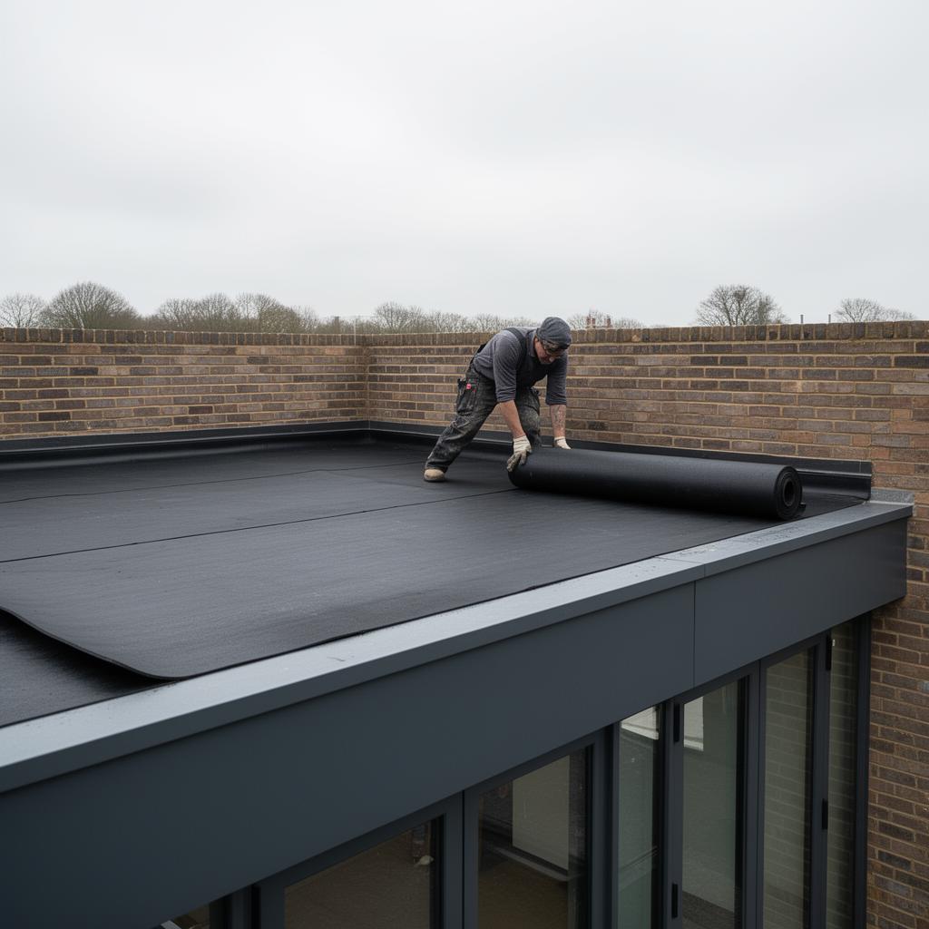 Flat roofing